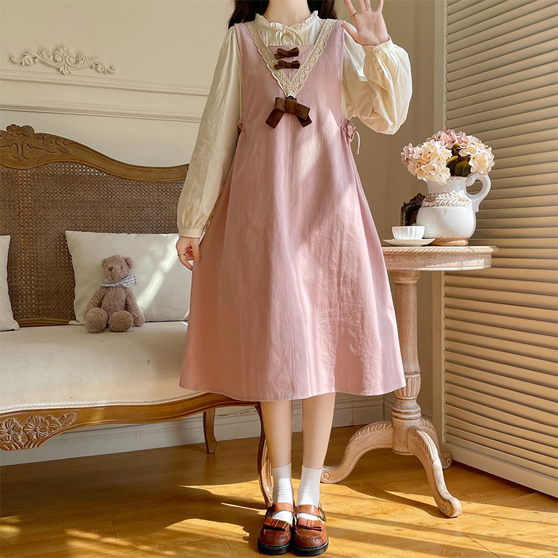 Sweet Bow Green Dress Women 2024 Spring Sleeveless A-Line Mini Dress