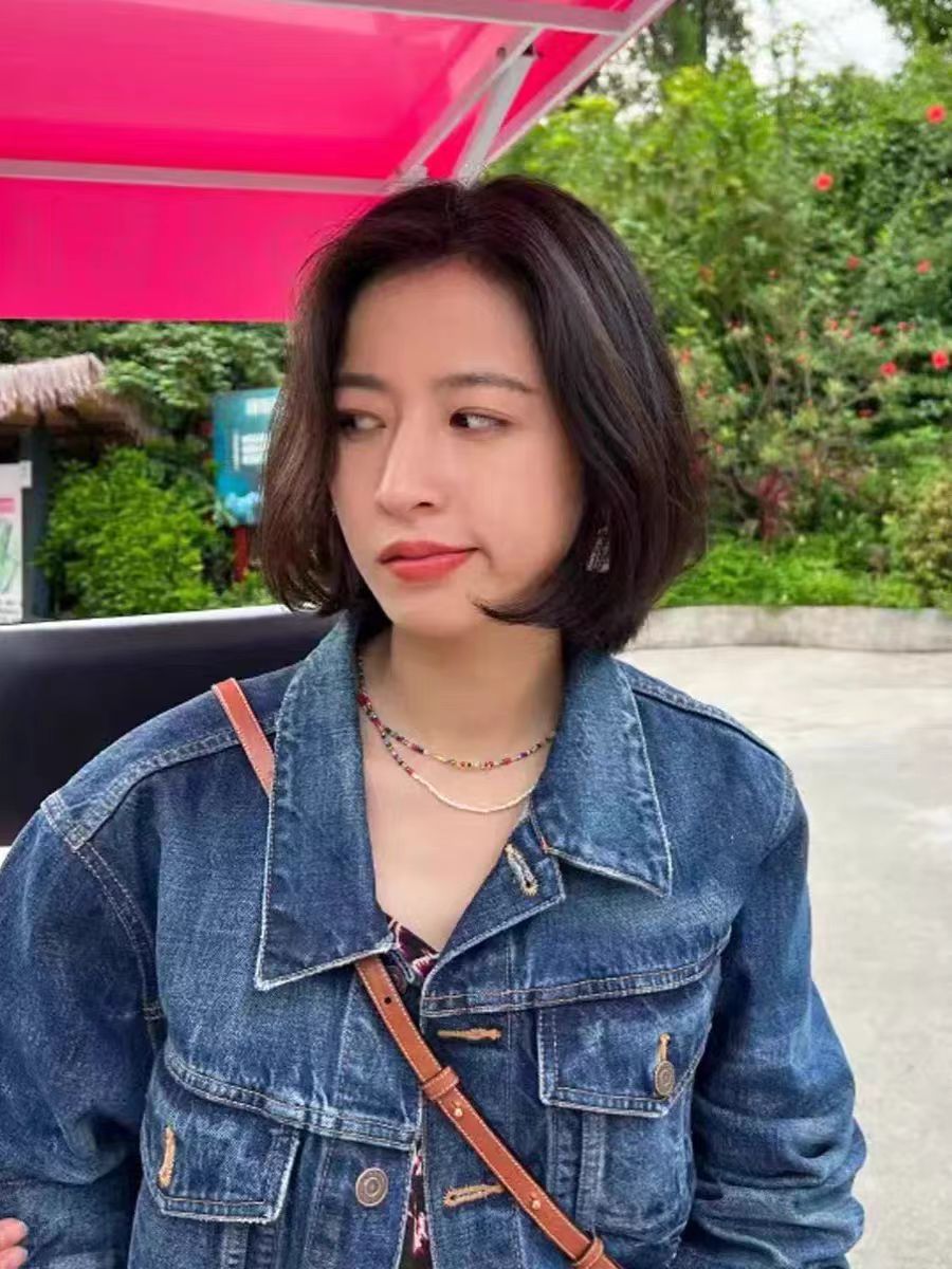 Women's Loose BF Retro Denim Jacket - Image 3